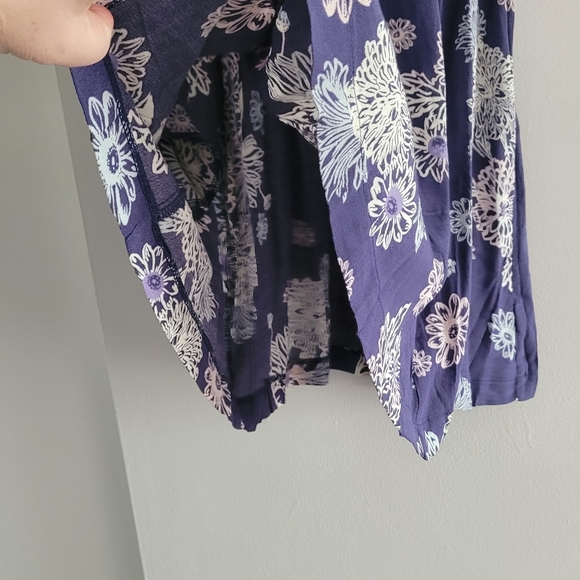 Free People blue floral mini dress size S - Picture 2 of 5
